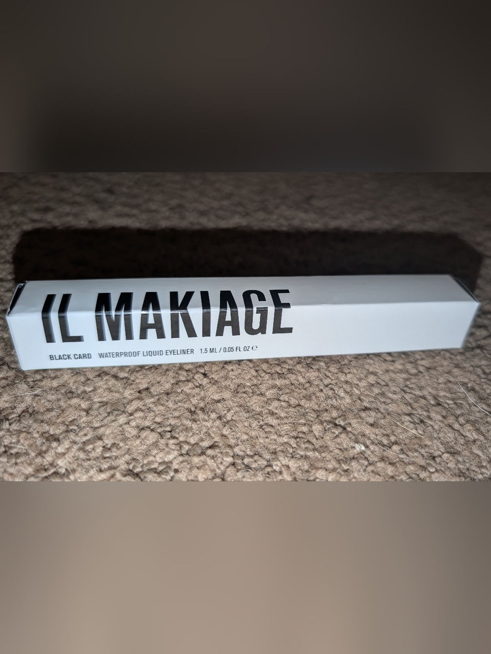 IL MAKIAGE Black Card Waterproof Liquid Eyeliner - White Box with Black Text